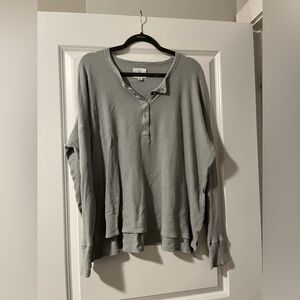 aerie long sleeve henley